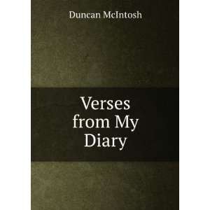  Verses from My Diary Duncan McIntosh Books