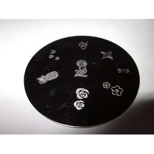  Stamping Nail Art Image Plate   B18 Beauty