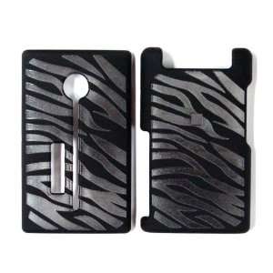  Cuffu   BK Zebra   Kyocera E1100 smooth rubber hard case 