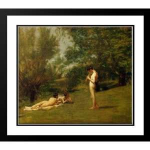 Eakins, Thomas 32x28 Framed and Double Matted Arcadia  