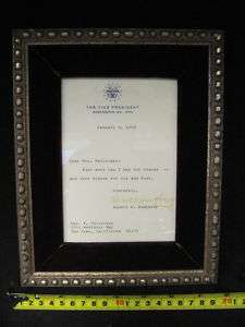 Vice President Hubert M. Humphrey Autographed Letter  