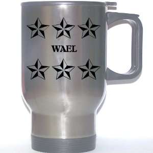  Personal Name Gift   WAEL Stainless Steel Mug (black 