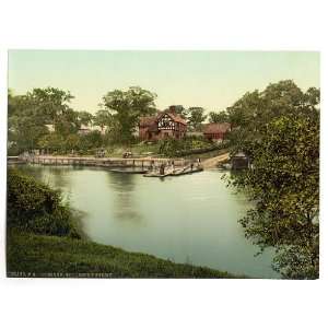   or Labels Victorian Photochrom Chester Eccleston Ferry Home & Garden