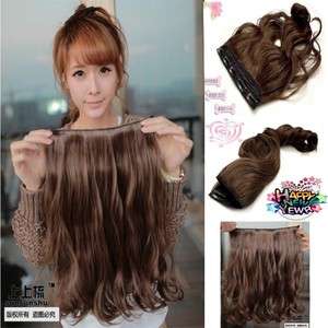 22 Woman Curly/wavy clip on hair extension charm synthenic 120g 