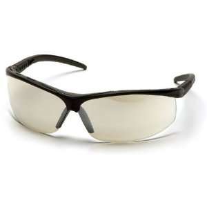 Pyramex Pacifica Safety Glasses   Indoor/Outdoor Mirror Lens, Black 