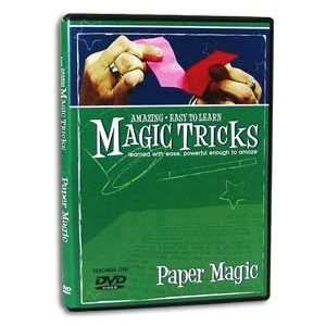  Amazing Easy to Learn Magic Tricks DVD Paper Magic Toys 