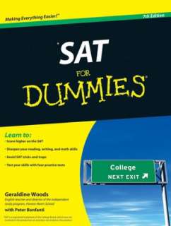   SAT Math For Dummies by Mark Zegarelli, Wiley, John 