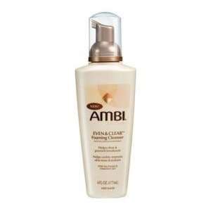  Ambi Even & Clear Foaming Facial Cleanser 6oz Beauty