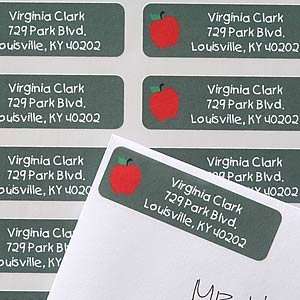  Chalkboard Teacher Custom Return Address Labels Office 