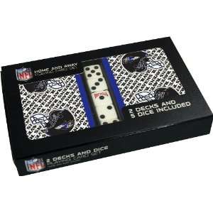  NFL Baltimore Ravens 2 Deck Playing Cards with Dice Set 