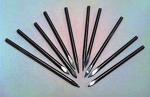 10 Carbide 1/8 Engraving Bits Watchmaker Jewelry Lathe  