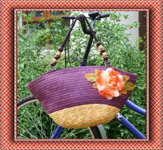 Handmade Double Color Hay Weave Shoulder Hand bag H1021  
