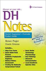 DH Notes Dental Hygienists Chairside Pocket Guide, (0803625413 