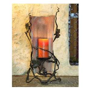  Wrought Iron Tile Candle Holder