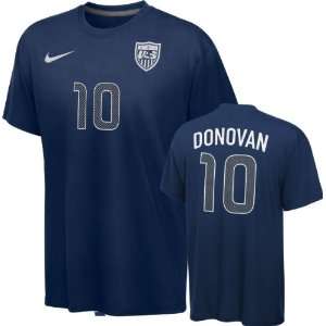  Landon Donovan United States Soccer Navy Nike Quickstrike Name 