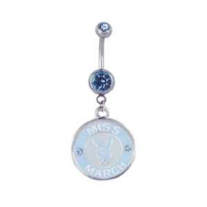 Miss March Bunny Belly Ring