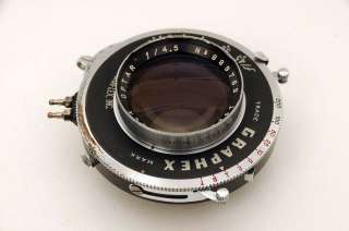 162mm graflex optar view camera lens  