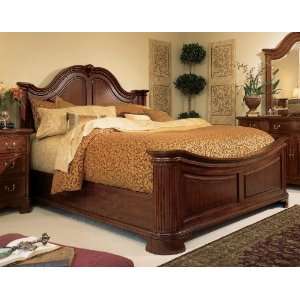  American Drew Cherry Grove Mansion Panel Bed in Antique 