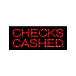  Checks Cashed LED Sign 8 x 20