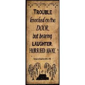  Trouble Hurried Away   Poster by Donna Atkins (4x10)