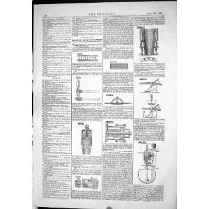  1885 ENGINEERING AMERICAN PATENTS FRICTION DRILL BRACE SOLOMON 