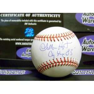   American League Baseball Inscribed Cy Young 83