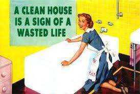 Clean House Poster Wasted Life Vintage 14x11 Ad 1960s  
