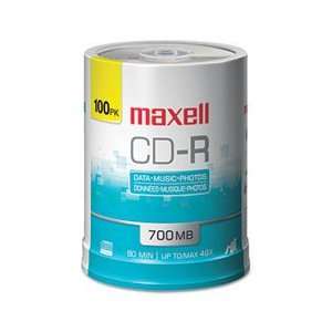  MAX648200 Maxell® DISC,CDR,700MB,SPDNL100PK Electronics