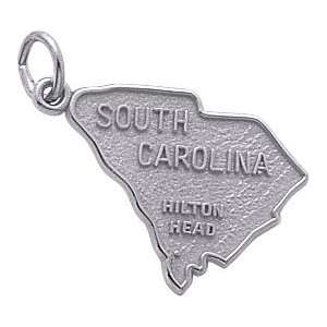  Rembrandt Charms Hilton Head Charm, Sterling Silver 