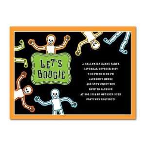 Halloween Party Invitations   Dancing Skeletons By Hello 
