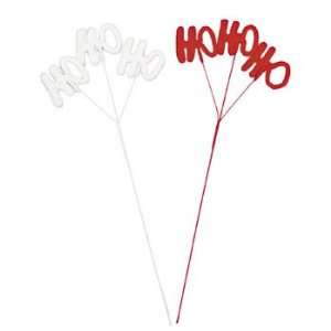  Ho Ho Ho Picks   Adult Crafts & Floral Supplies Kitchen 