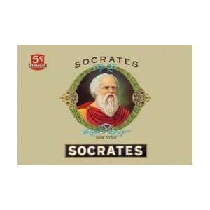  Socrates Cigars   Know Thyself 20x30 poster