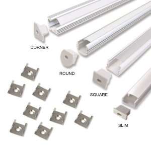   Strip Light Channel Package   Corner   Clear cover