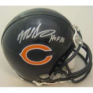  NEW Mike Singletary SIGNED Bears Mini Helmet Sports 