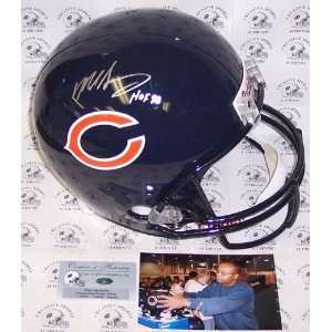  Mike Singletary Signed Helmet   Full Size   Autographed 