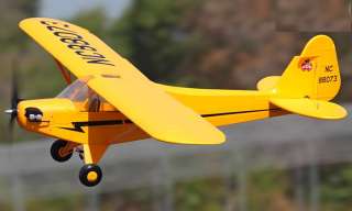 RC RTF PIPPER CUB READY TO FLY PLANE COMPLETE WITH RADIO BATTERY AND 