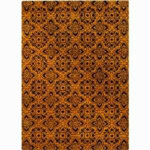  Bajrang BAJ8015 Gold 5 x 7 Area Rug