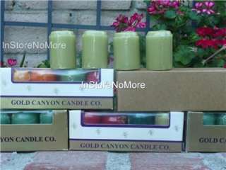Gold Canyon Candles Votives 4 Pack RARE DISCONTINUED  
