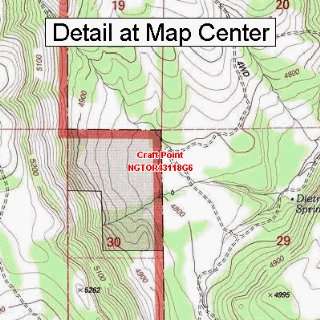  USGS Topographic Quadrangle Map   Craft Point, Oregon 