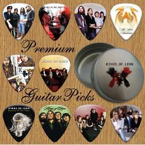 Kings Of Leon 10 Premium Guitar Picks In Tin (0) Musical 