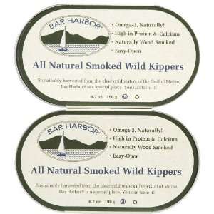 Bar Harbor All Natural Smoked Wild Kippers, Cans, 6.7 oz, 2 pk