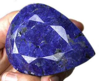 NATURAL AFRICAN ROYAL BLUE SAPPHIRE GEM~1110ctHUGE PEAR  