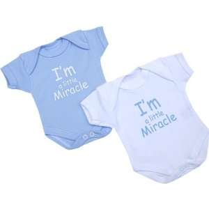 Premature Early Baby Clothes Pack of 2 Bodysuits / Vests 1.5   7.5lb I 