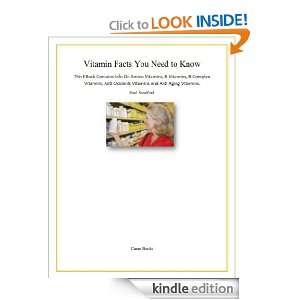 Vitamin Facts You Need to Know Paul Sandford  Kindle 