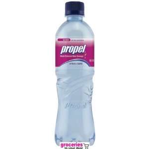 Propel Vitamin Enhanced Water Beverage, Berry, 16.9 oz (Pack of 24 