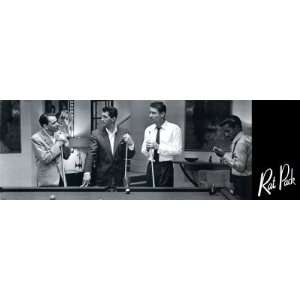 Rat Pack Pool Table Extra Long Poster