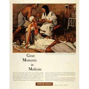 com 1959 Ad Robert Thom Parke Davis Ancient Egyptian Medicine History 