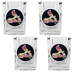  St. Louis Cardinals MLB 4pc Square Shot Glass Set Sports 