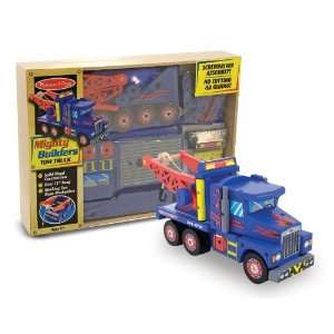   Melissa & Doug Deluxe Wooden Mighty Builders Tow Truck Toys & Games