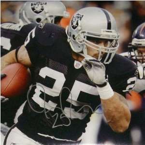  Justin Fargas (Oakland Raiders) Signed Autographed 16x20 